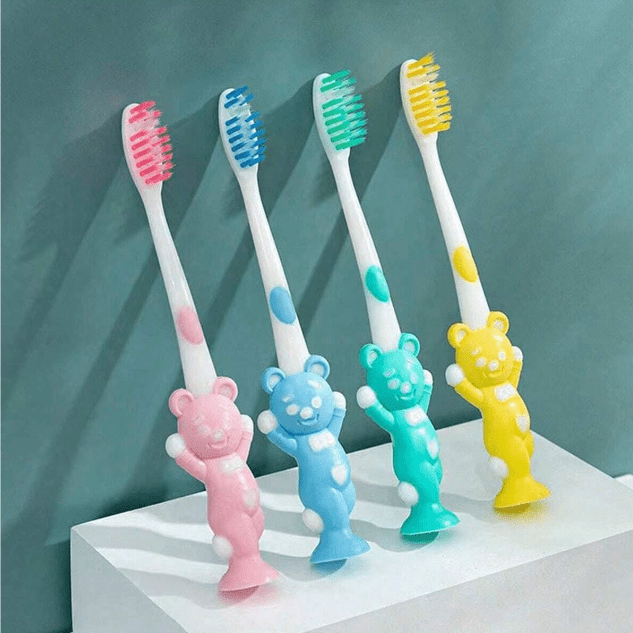Brosse à Dents Bébé - CartoonToothbrush™ - Ours - Maboutiquebb