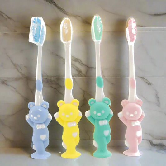 Brosse à Dents Bébé - CartoonToothbrush™ - Ours - Maboutiquebb