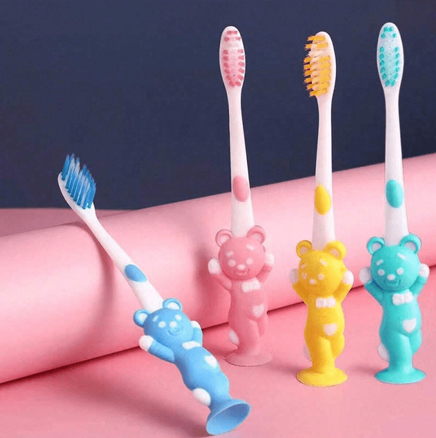 Brosse à Dents Bébé - CartoonToothbrush™ - Ours - Maboutiquebb