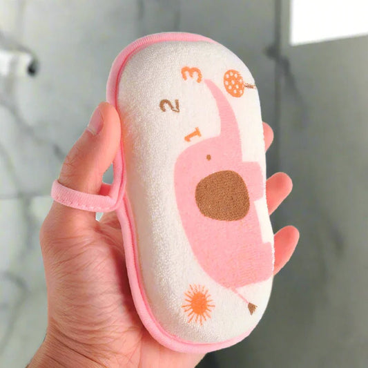 Eponge de Bain - BabyBathSponge™ - Rose - Maboutiquebb