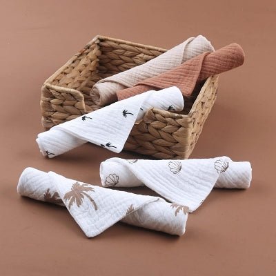 SERVIETTE POUR BEBE - BabyCottonWipe™ - Style E - Maboutiquebb