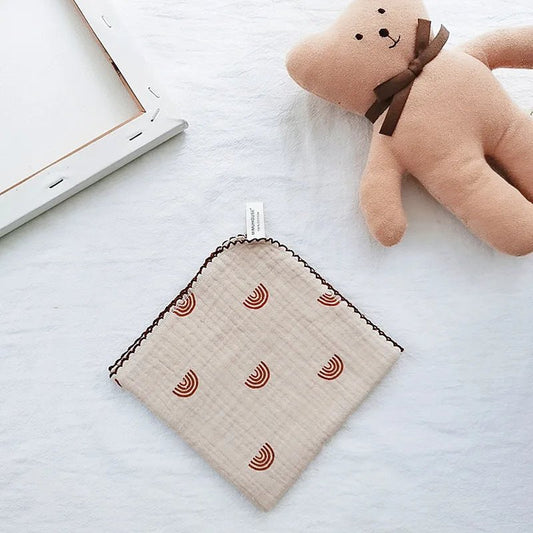 SERVIETTE POUR BEBE - CottonBabyTowel™ - Petit Arc en ciel - Maboutiquebb
